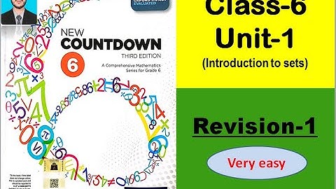 class 6 math revision 1 | New countdown third edition book 6 Revision 1 | Oxford math| revision 1