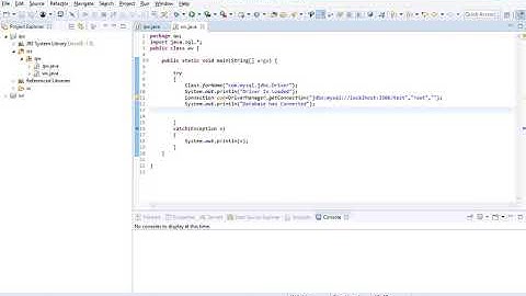 How to insert data into MySQL database using eclipse