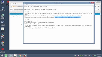 Copy Paste not Working in Mozilla Firefox Easy Step To Fix
