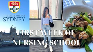 FIRST WEEK OF NURSING SCHOOL @ University of Sydney