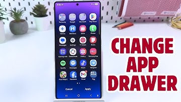 Samsung Galaxy S25 Ultra Guide - Switch from Vertical to Horizontal App Drawer