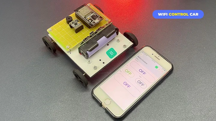 WiFi Controlled Smart Car Using ESP32 and IoT Mn2o Motor Driver