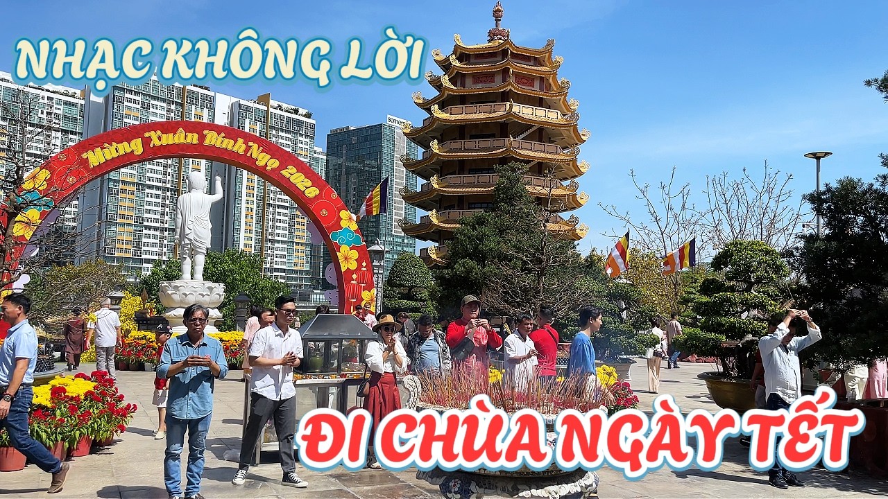 Sài Gòn City - Đi Chùa Ngày Tết - Nhạc Không Lời