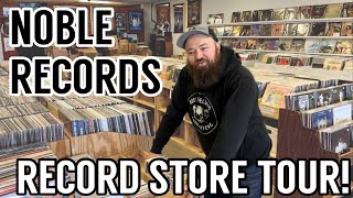 Noble Records Store Tour! Vintage & New Vinyl in North Carolina!