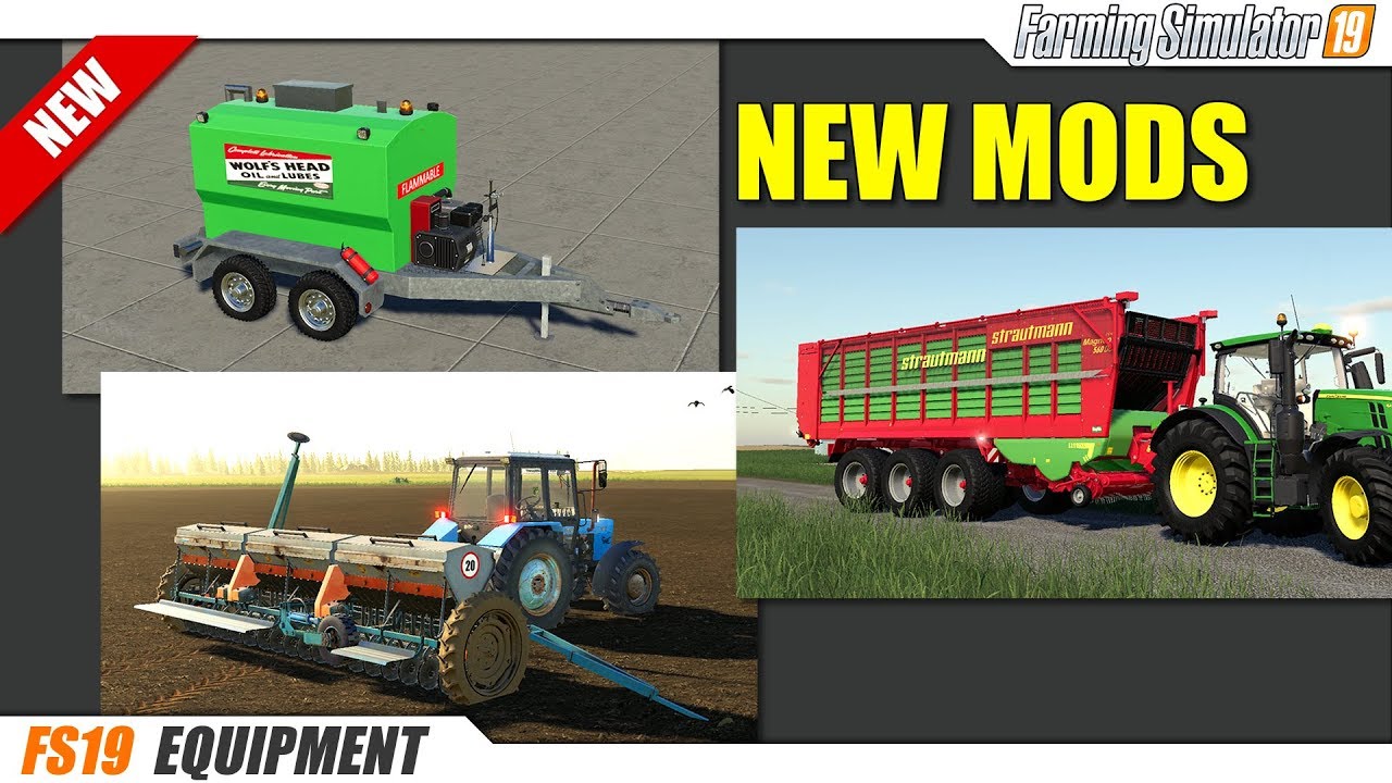 FS19 Equipment Mods (20191013) review YouTube