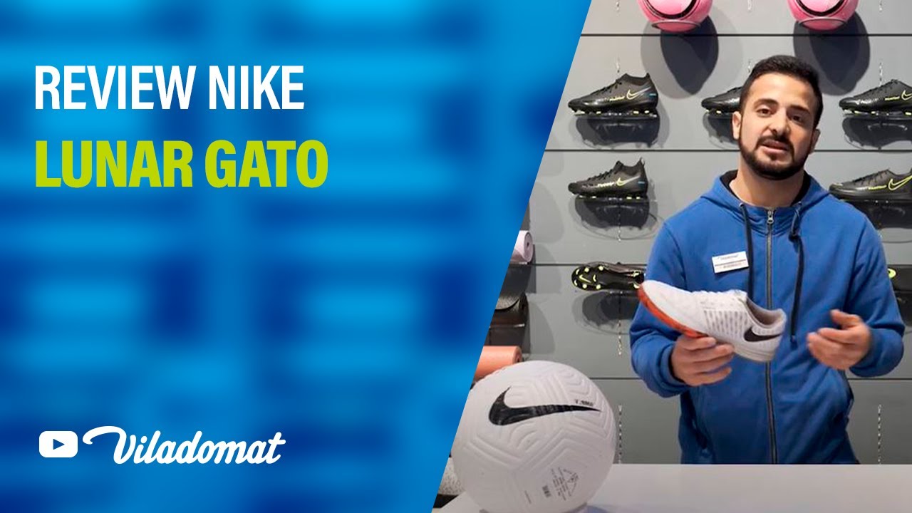 Características Nike Lunar Gato: zapatillas de fútbol sala - YouTube