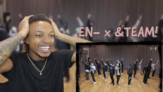 WOAH!! | [EN- x \&TEAM Choreography] CDTV Special collaboration Dance Practice | REACTION!!