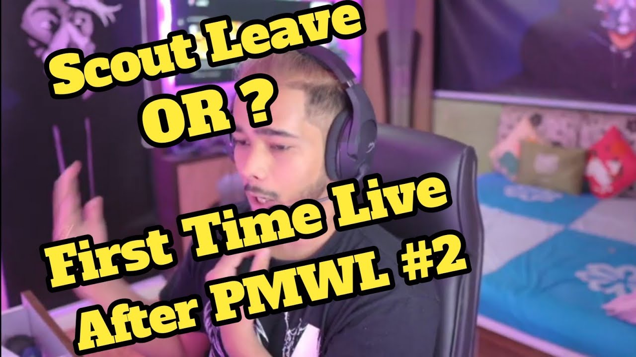 Scout Leaving OR ? || Scout Changing his name to ScoutOp || First Time streaming after PMWL #2