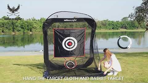 Wosofe Golf Net for Backyard Driving Indoor and Outdoor Hitting Installation Display