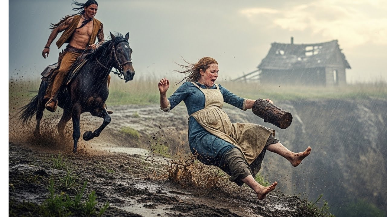 NOOO…” Abandoned and pregnant, she built her cabin alone—until the Apache became her angel and did - YouTube