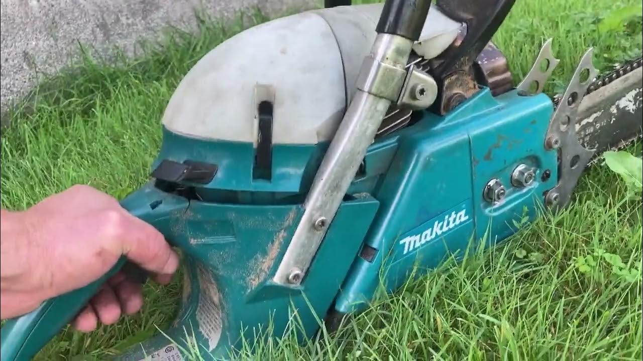 Makita 6421 chainsaw with Muffler Mod YouTube