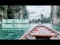 Thailand Travel Itinerary For 30 Days + Helpful Transportation Tips 🌴🚗
