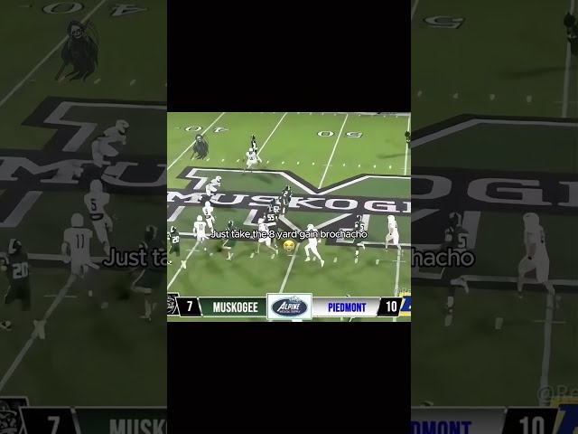 Bro should have just taken the 8 yard gain 😭 #americanfootball