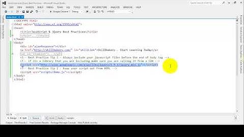 JavaScript & jQuery Best Practices
