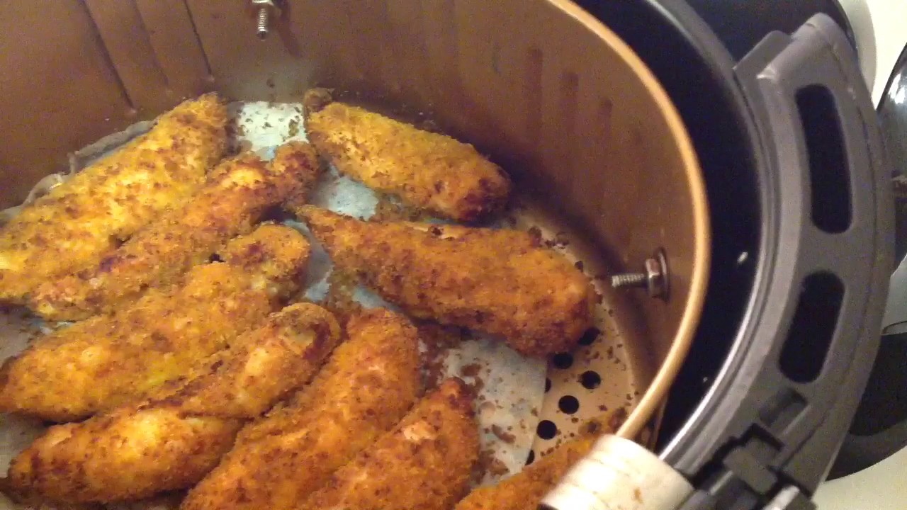 Spicy Chicken Tenders On The Power Air Fryer Xl Youtube