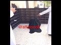 احمد الرشيدي الصلبي شحاذ لابس عبايه لحظة القبض عليه وهروبه 