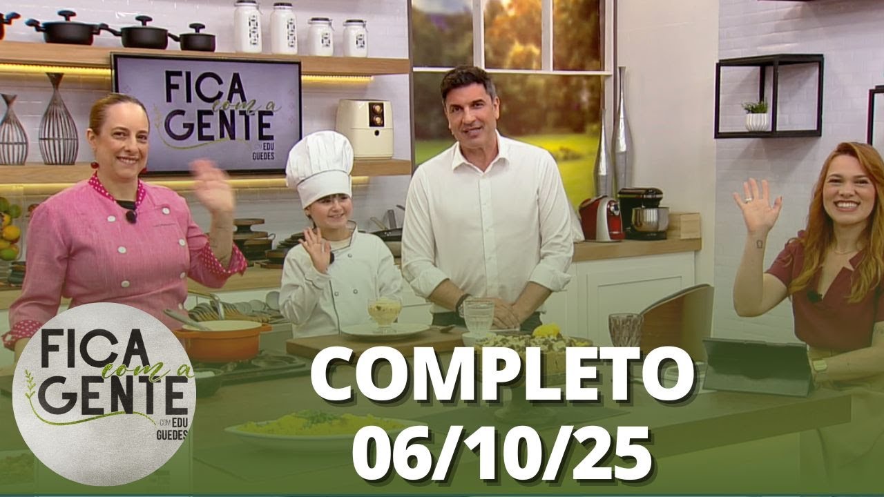 Fica com a Gente: Cuscuz; Torta de bombom branco e mais (06/10/25) | Completo