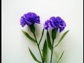 ABC TV | How To Make Carnation Flower From Crepe Paper - Craft Tutorial