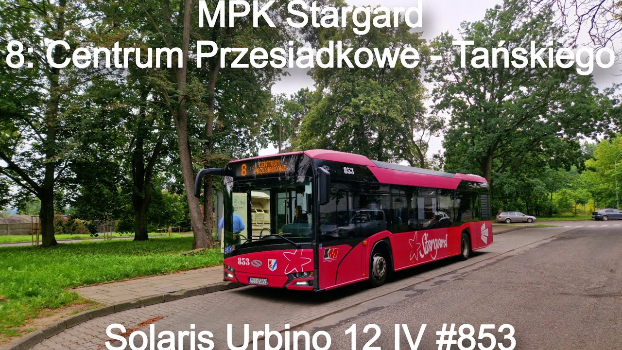 MPK Stargard - Linia 8, Solaris Urbino 12 IV #853