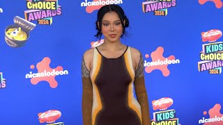 Bella Poarch 2024 Kids' Choice Awards Orange Carpet