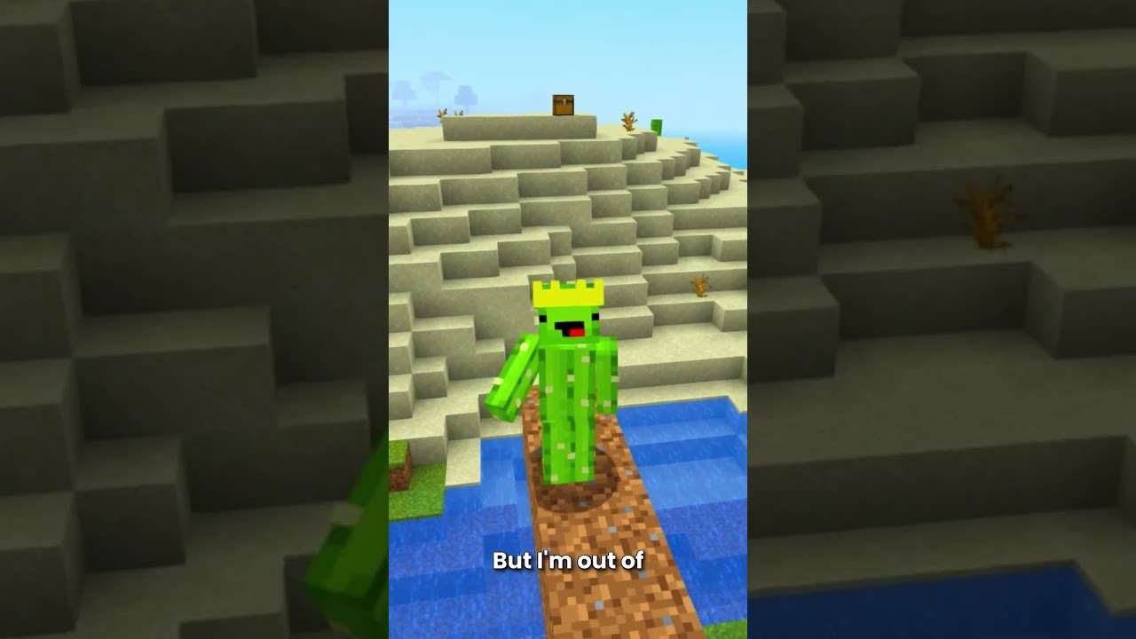 😱Minecraft But I Can’t Touch The Color Green... 