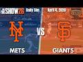 Mets at Giants | 4/4 Game 9 - MLB The Show 26 Daily Sim