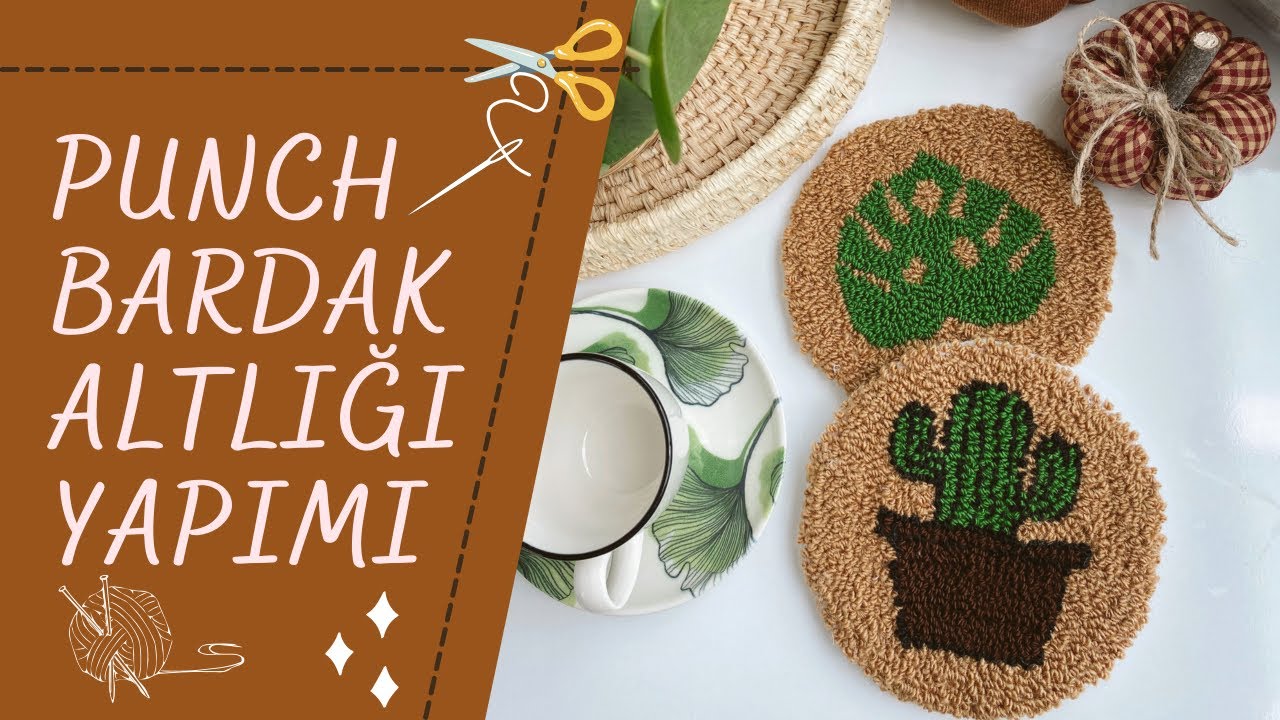 Punch Nasıl Yapılır? Punch Bardak Altlığı Yapımı | Kendin Yap | DIY