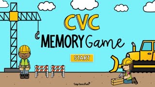 Interactive CVC Game - CVC  Memory