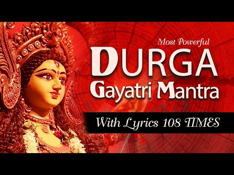 most-powerful-durga-gayatri-mantra---|-durga-gayatri-mantra-with-lyrics-|-om-kaatyaayanaaya-vidmahe