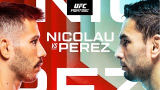 UFC VEGAS 91: NICOLAU vs PEREZ | Análisis y predicciones