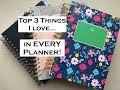 3 things I LOVE about EVERY PLANNER! (+ discount Codes)