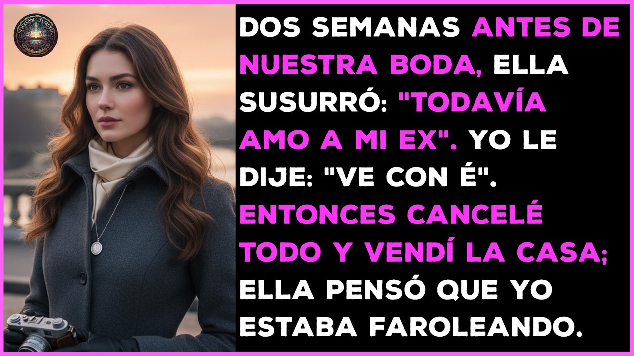 A dos semanas de la boda, confesó amar a su ex. 