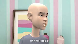 Clic Caillou Poops On His Parentss Bed And Gets Grounded