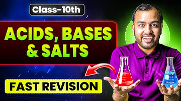 Acids Bases and Salts in 30 Minutes ✅ || Class 10 || Fast Revision || Alakh Pandey 