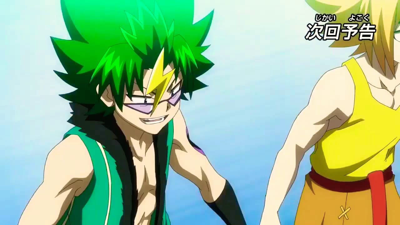 BEYBLADE BURST SPARKING EPISODE 43 - SHU LANE vs DRUM LUI