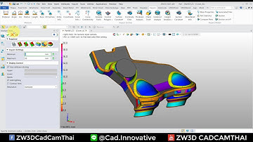 ZW3D CAD : การใช้คำสั่ง Analyze Faces