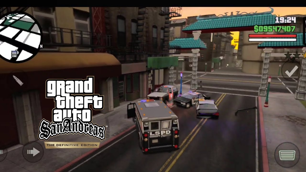 GTA SA Definitive Edition Android Free Roam - YouTube