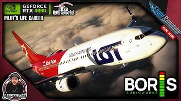 MSFS 🔴Live🔴 Boris Audio Works | PMDG 737-800 | A Pilot