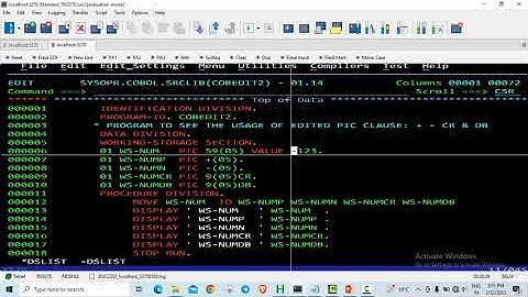 COBOL EDITED PIC Clause: +  -  CR and DB Usage