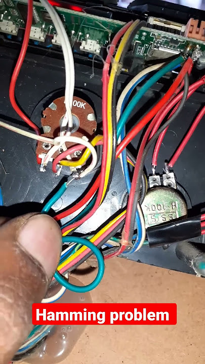 Amplifier Hamming problem solve | Amplifier noise problem solve | Electronics verma shorts| #shorts