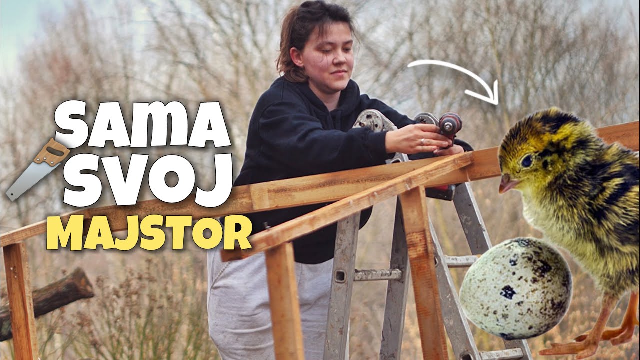 Evo kako gradim nešto novo na našoj farmi 🪵 Kafa s mamom, dan sa životinjama 