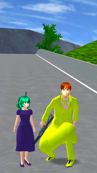 Papa juga berlari kembali karena ketakutan 😥#sakuraschoolsimulator #sakura #shorts