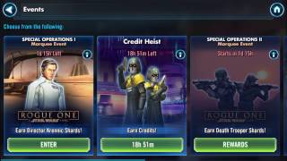 Star Wars Galaxy of Heroes | Military Might Event Director Krennic Shards