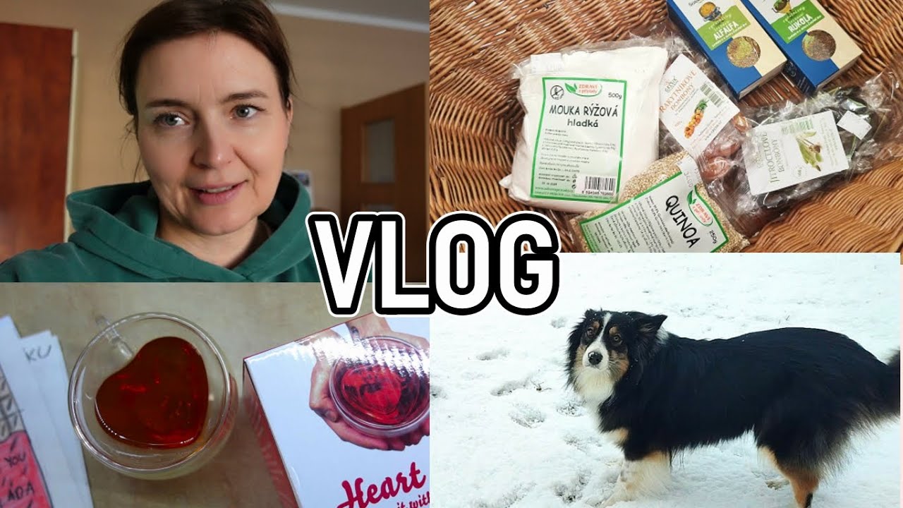 Náš Valentýn ❤ Nemoc | Billa & Zdravá výživa nákup | Zdravé pečení | VLOG