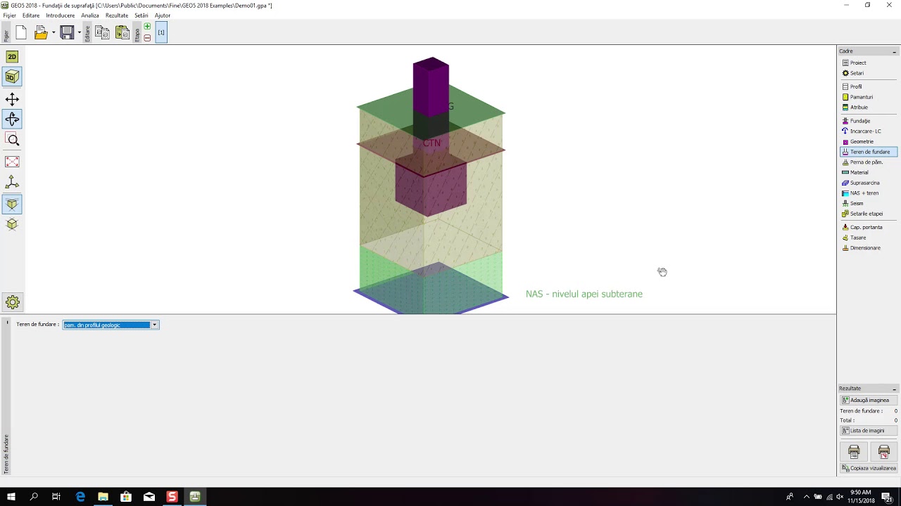 Proiectare fundatie izolata