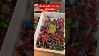 Chaos cult vs vets of long war. Battle report #40k #warhammer40k