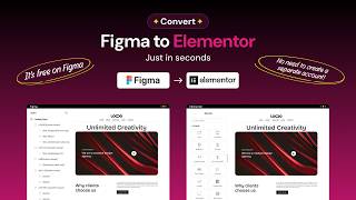 Flement - Convert Figma Design to Elementor Page (Figma Plugin)