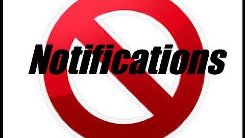 How to Disable Notification Messages Off (PS3)