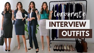 What to Wear to an Interview in 2022 | Outfit Ideas for Corporate Office screenshot 2