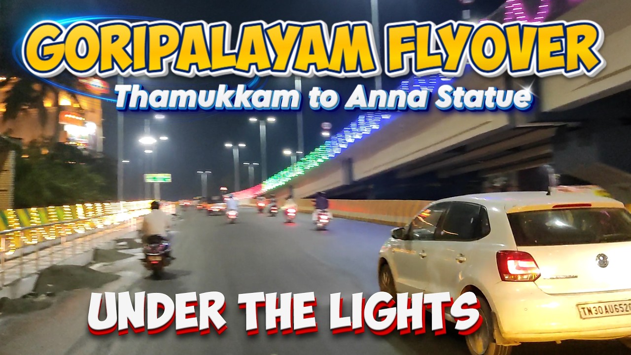 🔴 Madurai Goripalayam Flyover | Under the Lights